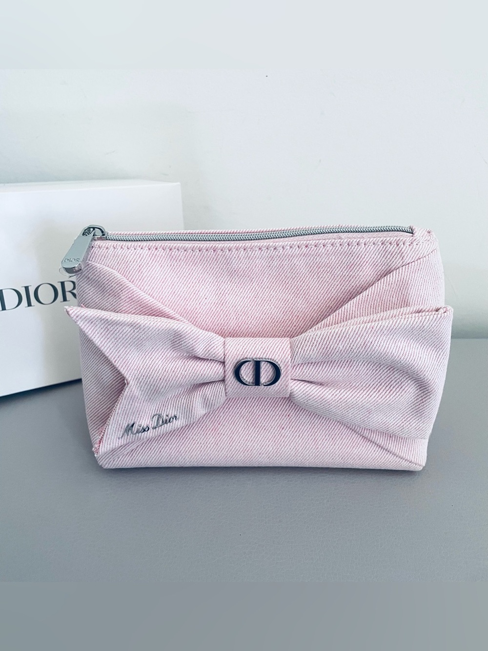 Dior beauty makeup pouch, gift from Dior counter